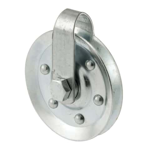 Prime-Line 3 in. D Steel Pulley /Strap and Bolt Prime-Line 3 in. D Steel Pulley /Strap and Bolt
