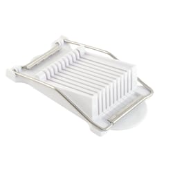 Harold Import White/Sliver Plastic Luncheon Meat Slicer