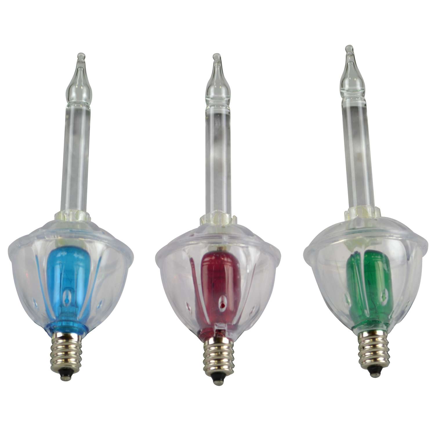 Holiday Bright Lights Incandescent C7 Multicolored 3 ct Replacement