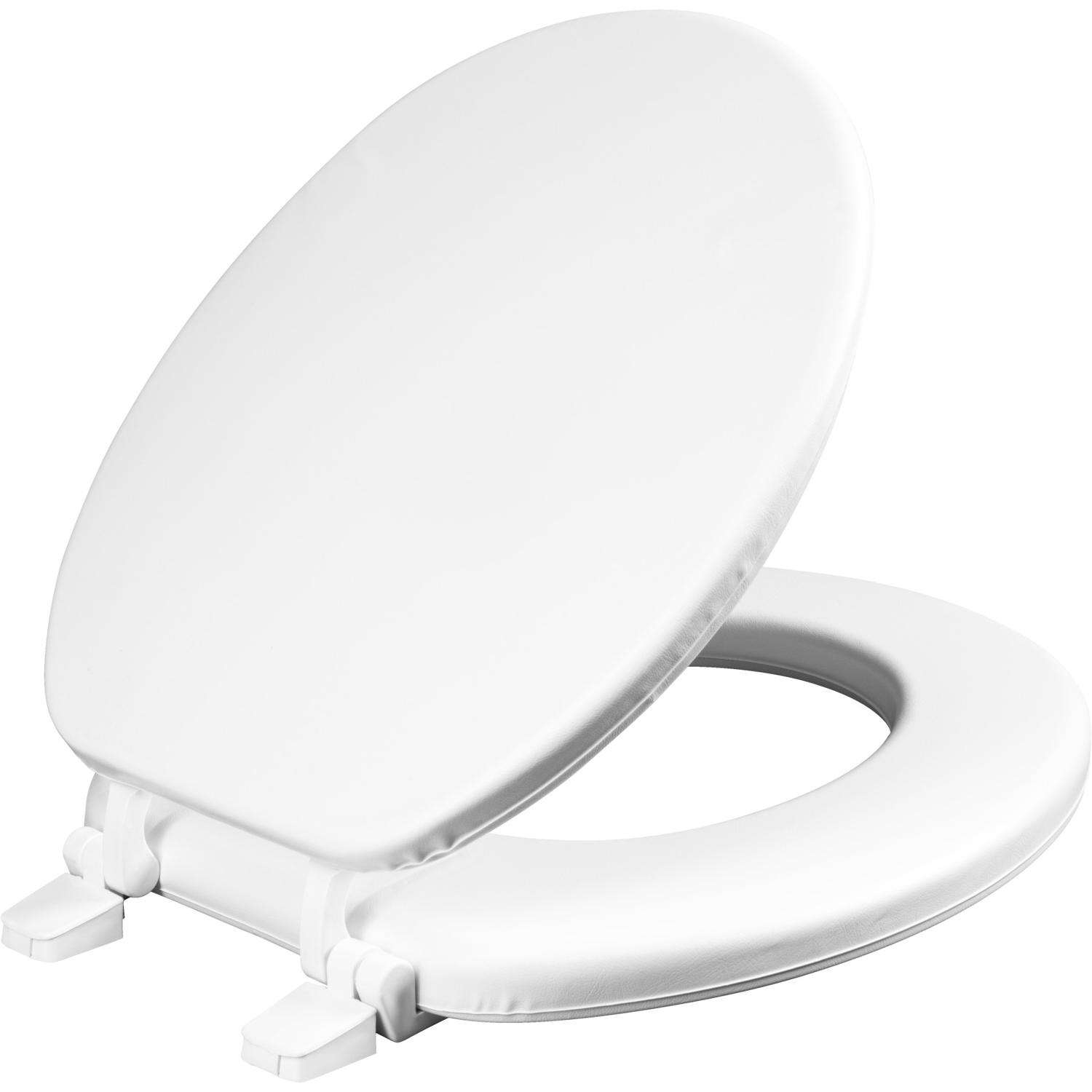Mayfair by Bemis Round White Vinyl Toilet Seat Ace Hardware