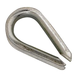 Campbell Electro-Galvanized Zinc 1/2 in. D Wire Rope Thimble 2-1/2 in. L