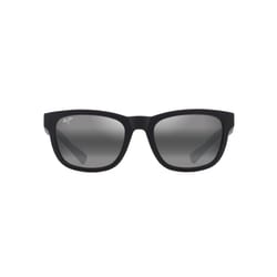 Maui Jim Kapii Unisex Matte Black Frame Neutral Gray Lens Polarized Sunglasses