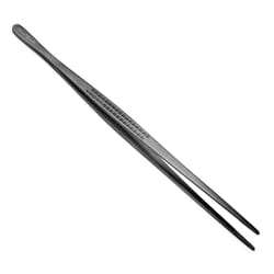 Final Touch Black Stainless Steel Cocktail Garnish Tweezers