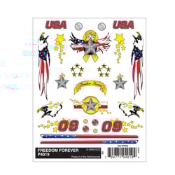 PineCar Dry Transfer Decal Multicolored