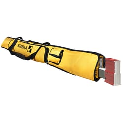 STABILA 8 in. W X 2 in. H Nylon 7 ft to 12 ft Plate Level Carrying Case 3 pocket Yellow 1 pc