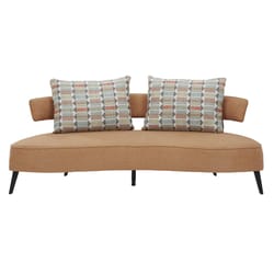 Signature Design by Ashley Hollyann Rust Fabric Contemporary Sofa