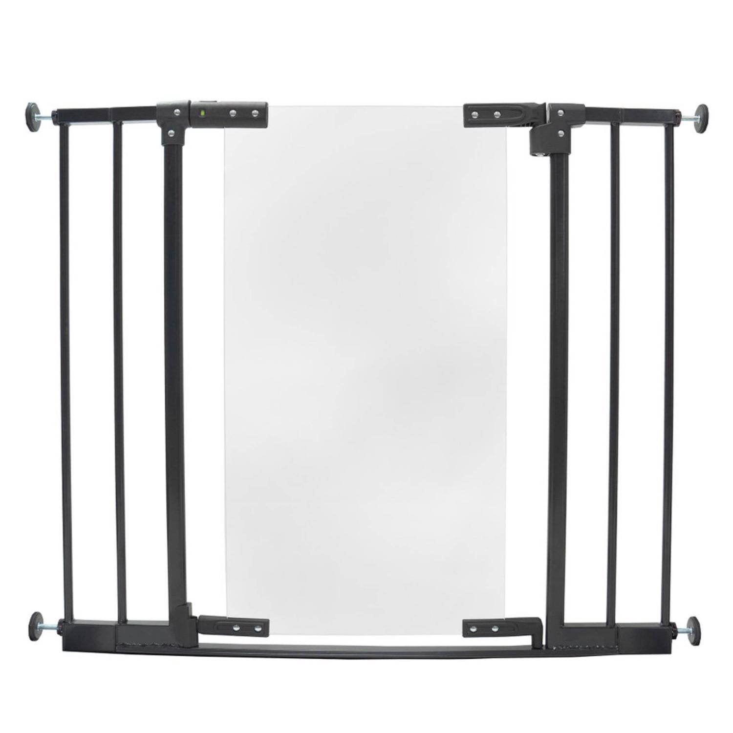 North States Graphite Metal/Acrylic Expandable Baby Gate 1 pk