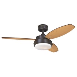 Westinghouse Alloy 42 in. Oil Rubbed Bronze Brown LED Indoor Ceiling Fan