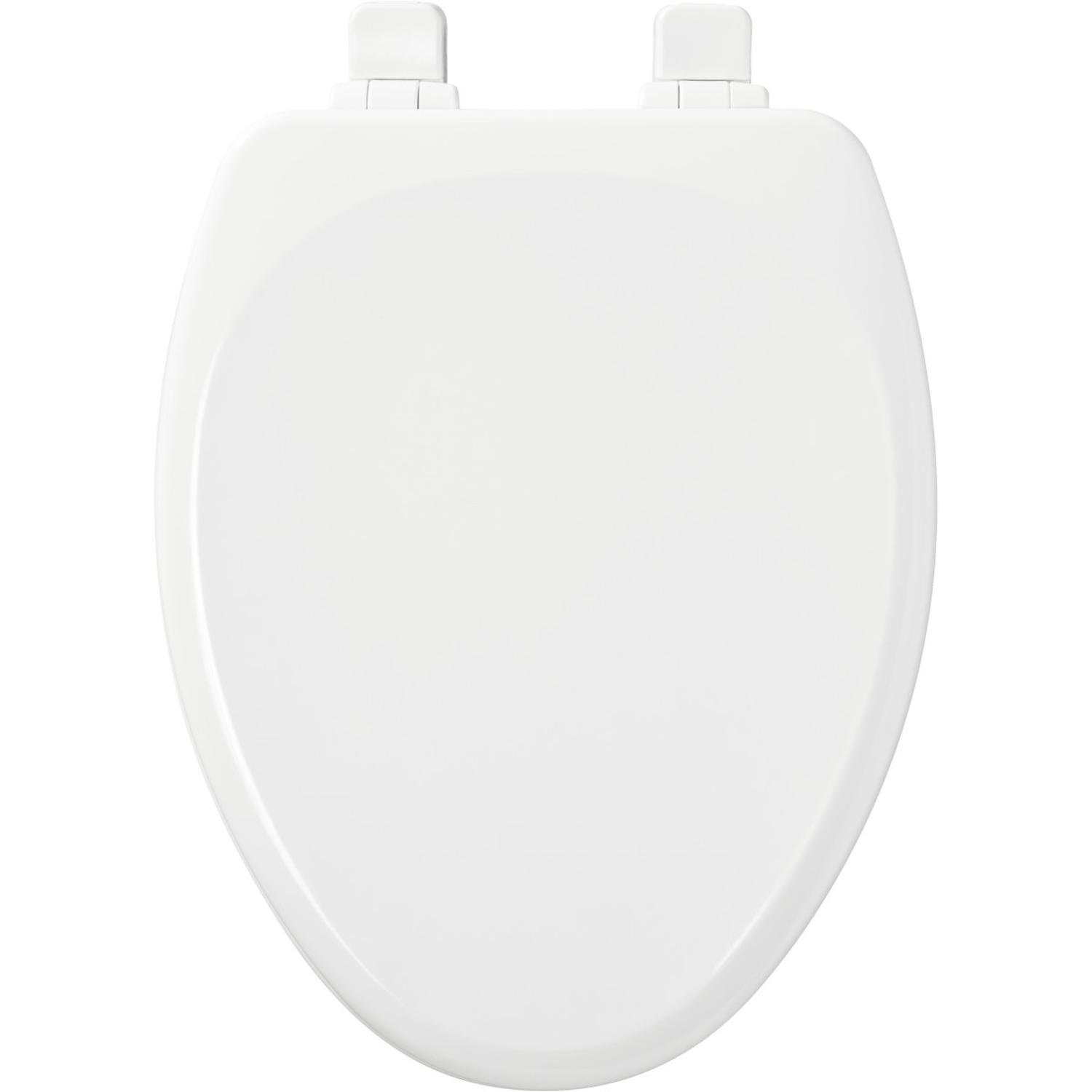 black oblong toilet seat