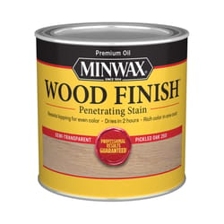 Minwax Wood Finish Semi-Transparent Pickled Oak Oil-Based Penetrating Wood Stain 1/2 pt