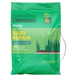 Sunday Bare Repair Tall Fescue Grass Sun or Shade Fertilizer/Mulch/Seed 4.5 lb. capacity