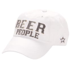 Pavilion We People Beer People Baseball Cap White One Size Fits All