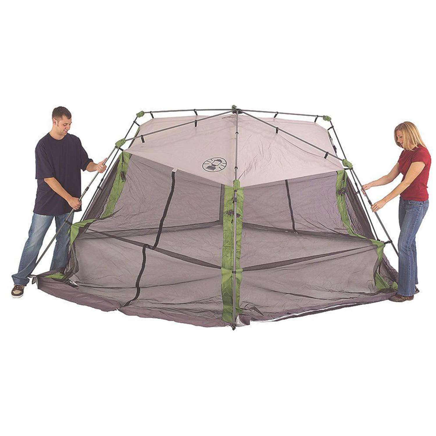 Instant screen clearance tent