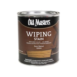 Old Masters Semi-Transparent Dark Walnut Oil-Based Wiping Stain 1 qt