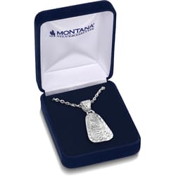 Montana Silversmiths Women's Bright Cut Engraved Silver Necklace