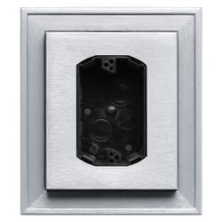 Builders Edge 8 in. H X 2 in. L Prefinished White Vinyl Mounting Block