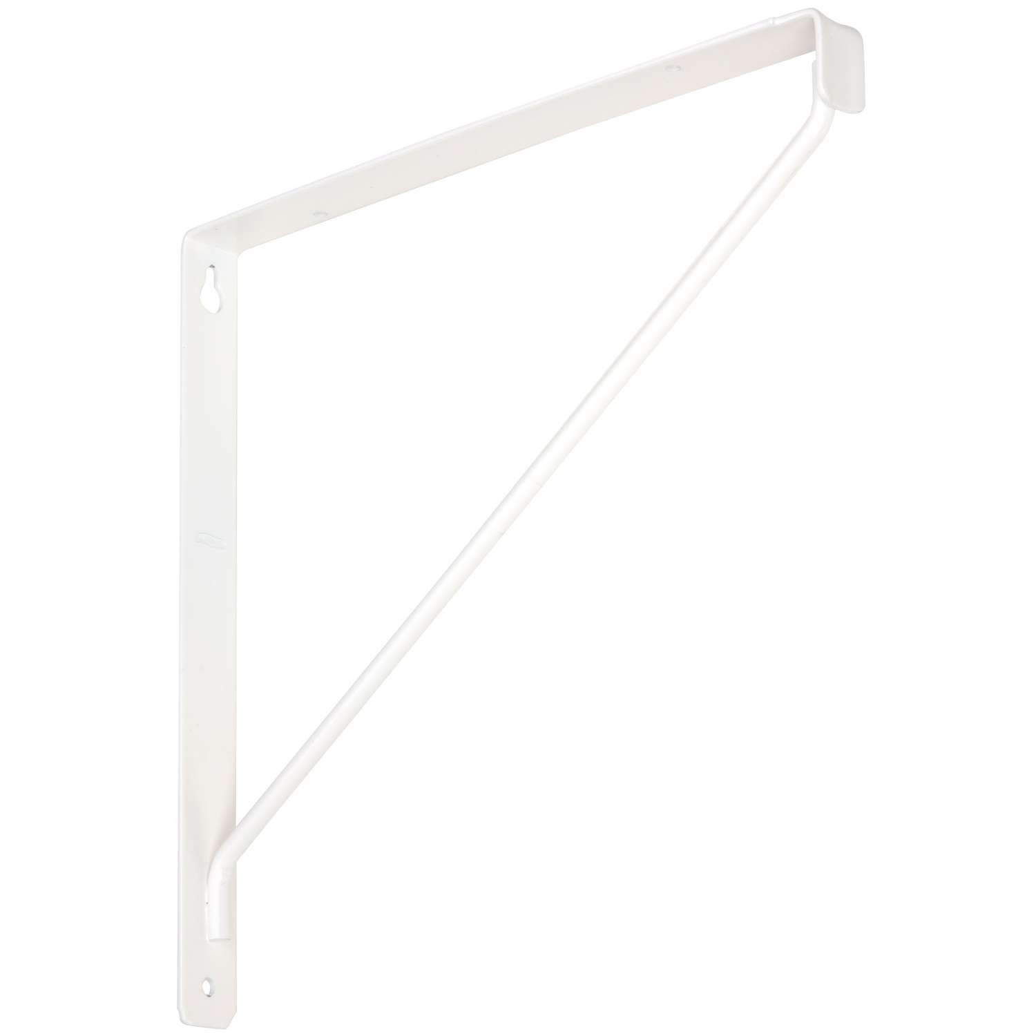 National Hardware White Steel Shelf Bracket 10 87 in L National Hardware White Steel Shelf Bracket 10 87 in L