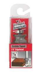 Vermont American 7/8 in. D X 1/8 in. X 2-1/4 in. L Carbide Tipped Edgebead Router Bit