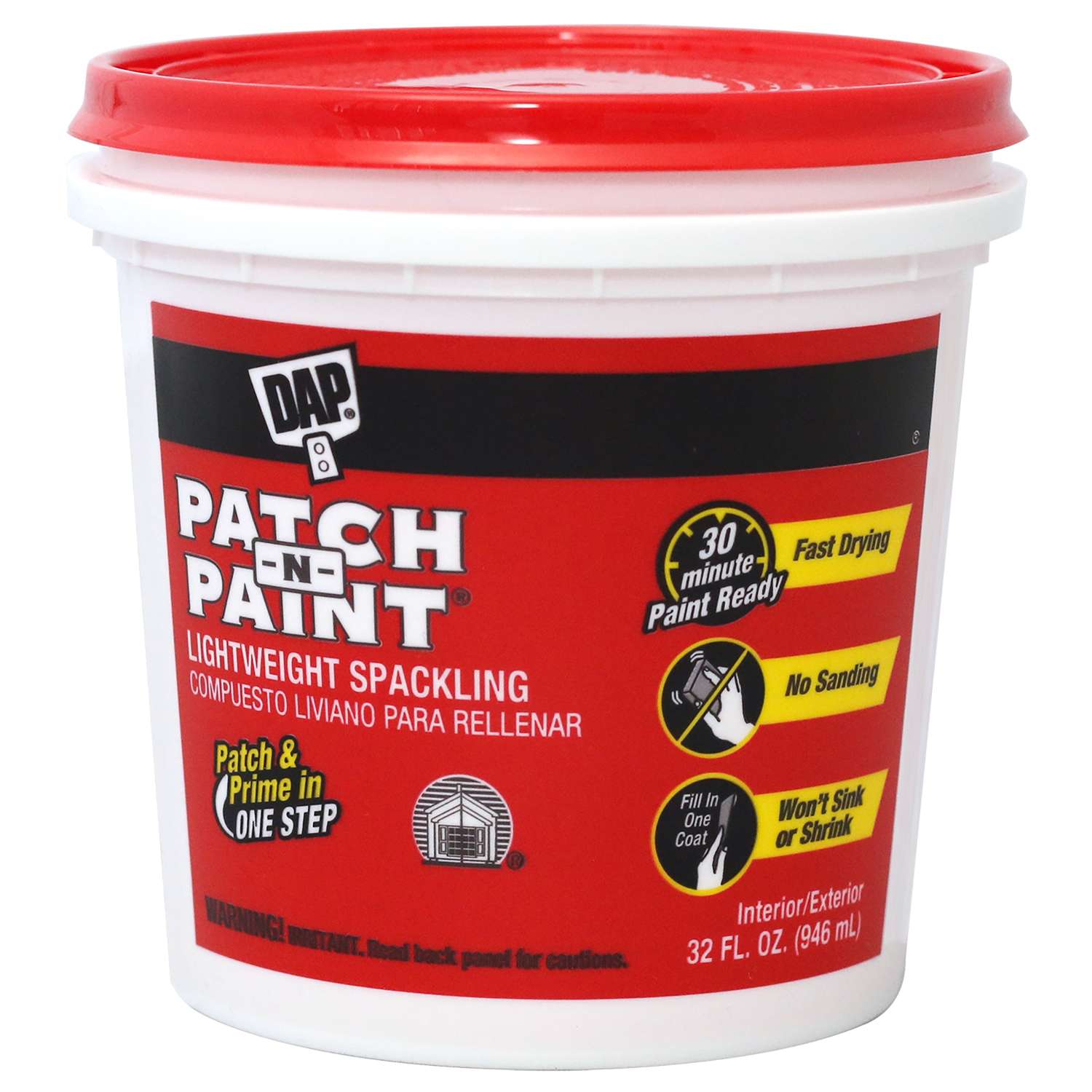 DAP Patch N Paint Ready to Use OffWhite Lightweight Spackling Compound