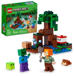 LEGO Minecraft Swamp Adventures Plastic Multicolored 65 pc