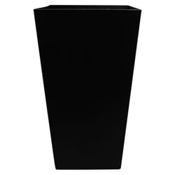 Bloem Finley 20 in. H X 11.5 in. W X 11.5 in. D Plastic Tall Finley Planter Black