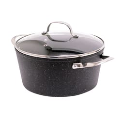 Starfrit The Rock Aluminum Stockpot 10 in. Black