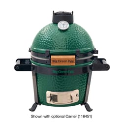 Big Green Egg 10 in. Mini Charcoal Kamado Grill and Smoker Green