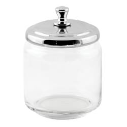 iDesign York 5 in. H X 3-5/8 in. W Vanity Jar