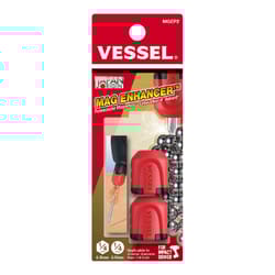 Vessel Magnet Enhancer 4.73 in. L X 1.89 in. W Red Super Magnets 1 pk