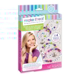 Make It Real Block N Rock Bracelet Making Kit Multicolored 147 pc