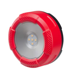 Craftsman Red Battery Powered LED Magnetic Puck Light 1 pk