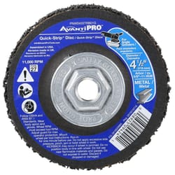 Avanti Pro Quick-Strip 4-1/2 in. D X 5/8 in. Silicon Carbide Coarse Disc