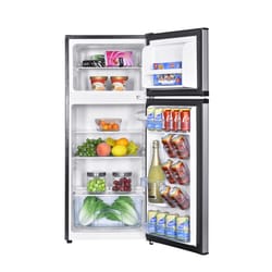 Avanti 4.5 cu ft Black/Silver Steel Compact Refrigerator 327 W