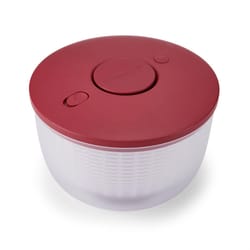 Lifetime Brands Red Plastic Salad Spinner 7.43 qt