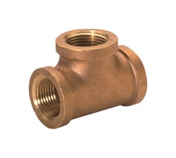 JMF Company 3/4 in. FPT X 3/4 in. D FPT Red Brass Tee