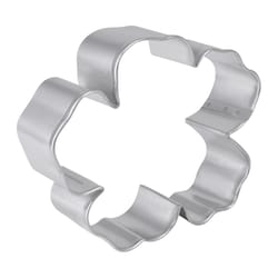 R&M International Corp International Corp 4 in. L Hibiscus Flower Cookie Cutter Silver 1 pc