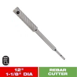 Diablo 1-1/8 in. X 12 in. L Carbide Rebar Cutter SDS-Plus Shank 1 pk