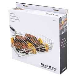 Broil King Stainless Steel Narrow Grill Topper 14.5 in. L X 6.5 in. W 1 pk