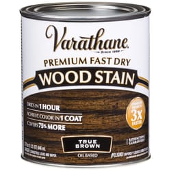 Varathane Premium True Brown Oil-Based Urethane Modified Alkyd Fast Dry Wood Stain 1 qt