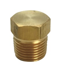 JMF Company 1/2 in. MPT Brass Hex Head Plug