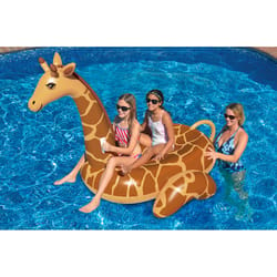 International Leisure Brown Plastic Inflatable Pool Float