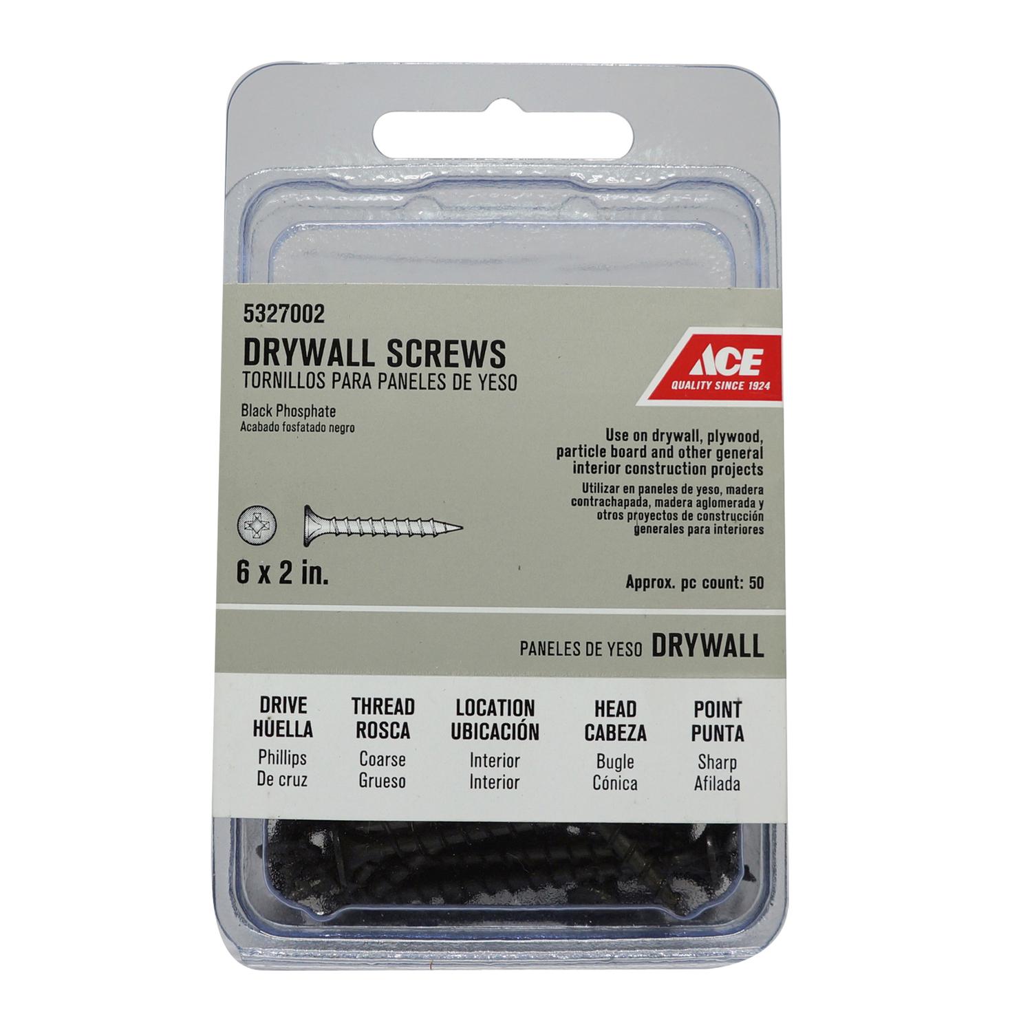 UPC 082901189794 product image for Ace 6 x 2in Drywall Screws | upcitemdb.com