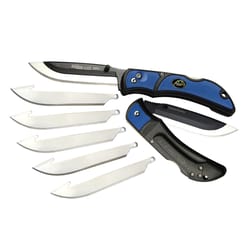 Outdoor Edge Razor-Lite EDC 8 in. Lockback Razor Knife Blue