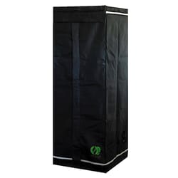 GrowLab Black 24 in. W X 24 in. D X 63 in. H Greenhouse