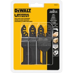 DeWalt Universal Fitment High Speed Steel Oscillating Blade Set 3 pc