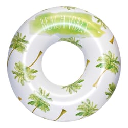 Coconut Float Rae Dunn Multicolored Vinyl Inflatable Palm Tree Pool Float Tube