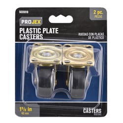 Projex 1-5/8 in. D Plastic Caster 50 lb 2 pk