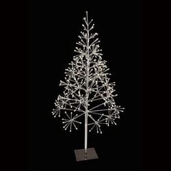 Holiday Bright Lights LED Warm White 54 in. Lighted Shimmering Tree Yard Decor