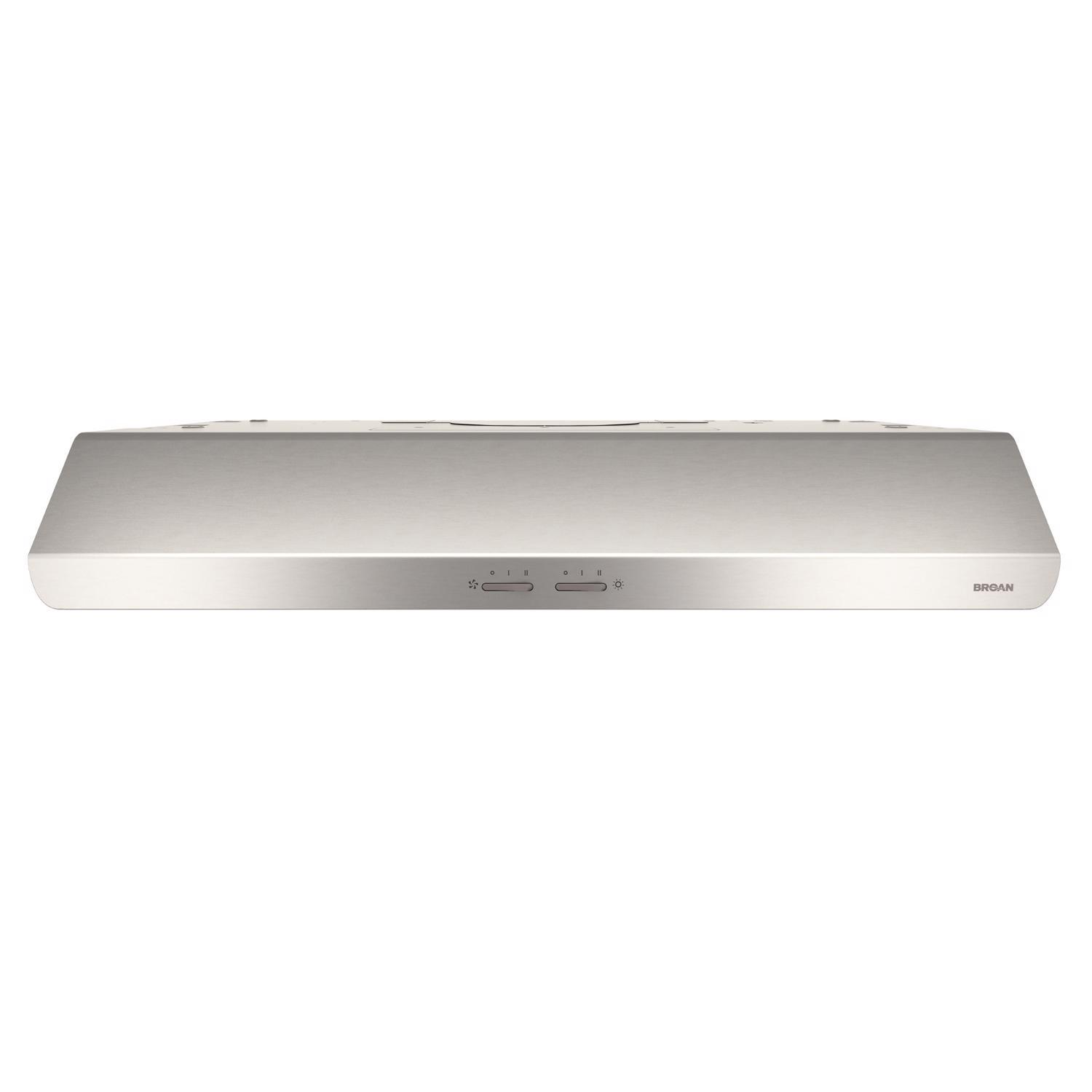 Broan-NuTone Sahale 30 in. W Silver Range Hood Uae Electronic uaeelectronic.com