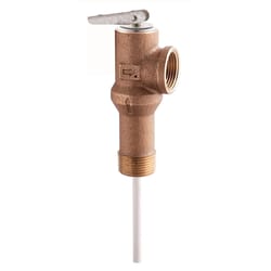 Watts 3/4 in. MNPT Brass Temperature and Pressure Relief Valve 3/4 in. FNPT 1 pk